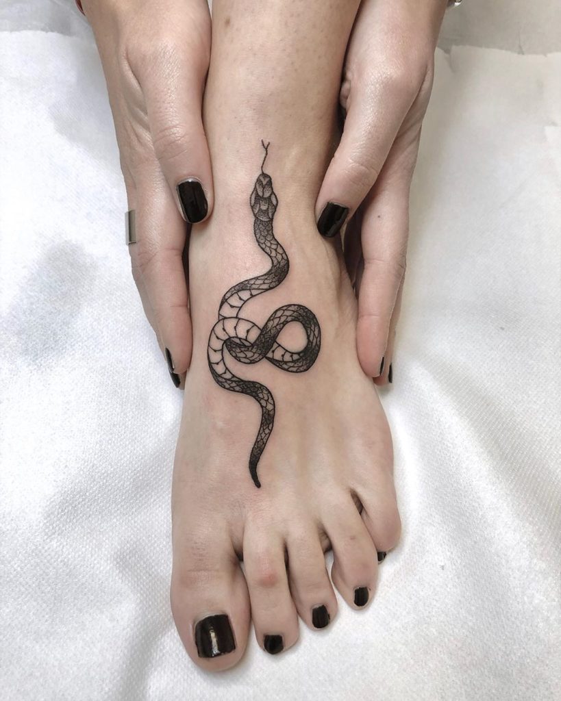Michele Costante Tattoo - serpente